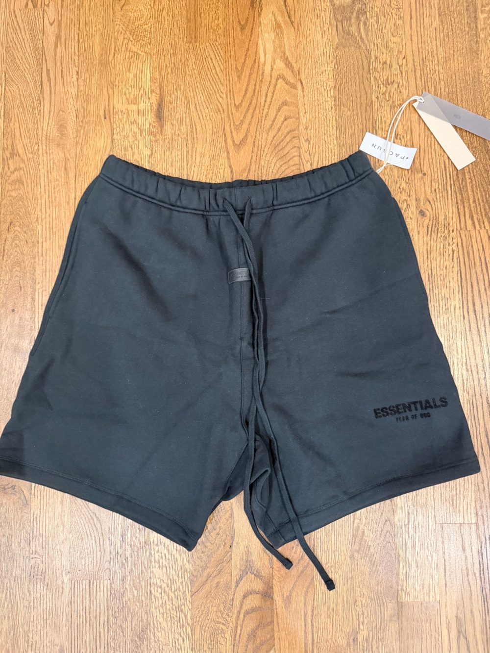 NWT Large Essentials Black Fleece Lounge Shorts